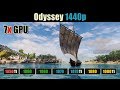 Assassin's Creed Odyssey GTX 1050 Ti vs. 1060 vs. 1070 vs. 1070 Ti vs. 1080 vs. 1080 Ti (1440p)