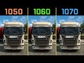 Euro Truck Simulator 2 GTX 1050 Ti vs. GTX 1060 vs. GTX 1070 [1440p]