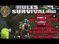 Como jogar rules survival sem lag e sem queda de FPS, último vídeo do ano 😍😍😍 feliz ano novo