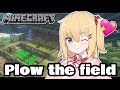 Let's plow the field in MINECRAFT!