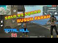 FREE FIRE SOLO RANKED KILLS MONTAGE ! - Solo VS Squad Rusuh Parah - Insane Headshot !