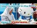 SDGs Goal 4 Quality Education for All in Indonesia! “Hello Kitty’s promotion of the SDGs  Vol.4”