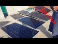 Home Solar self installation 2 kw 320w pv panels essembling for inverex vmiii 3.2 pakistan