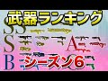 【APEX LEGENDS】シーズン6　武器ランキング！！【エーペックスレジェンズ】