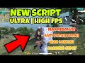 RAM KECIL BISA HIGH FPS? - New Script Anti Lag Free Fire Battleground