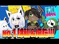 【#FallGuys】魔人メイドと狐のお嬢の１位争い【白上フブキ/荒咬オウガ】