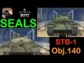 【WoT:Blitz】SEALS小隊！油断大敵！STB-1&Obj140でXの戦場へ！冬のマリノフカで逆転勝利なるか！？【wotb】ゲーム実況