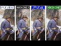 Red Dead Redemption II | PS4 vs PS4 Pro vs ONE vs ONE X | 4K Graphics Comparison