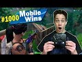 My 1000th Win of Fortnite Mobile Using a Controller!