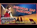 (Parkour&Creative Mode) Abis Parkour, Dekorasiin Mapnya!! | Minecraft Indonesia Part 11 (Vtuber)